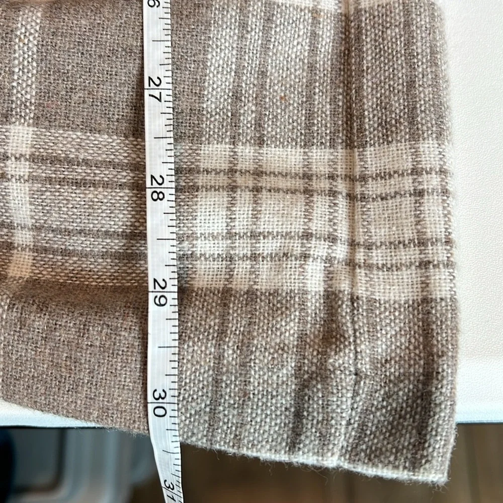 Vintage‎ - Blvd. East wool midi plaid skirt, 32